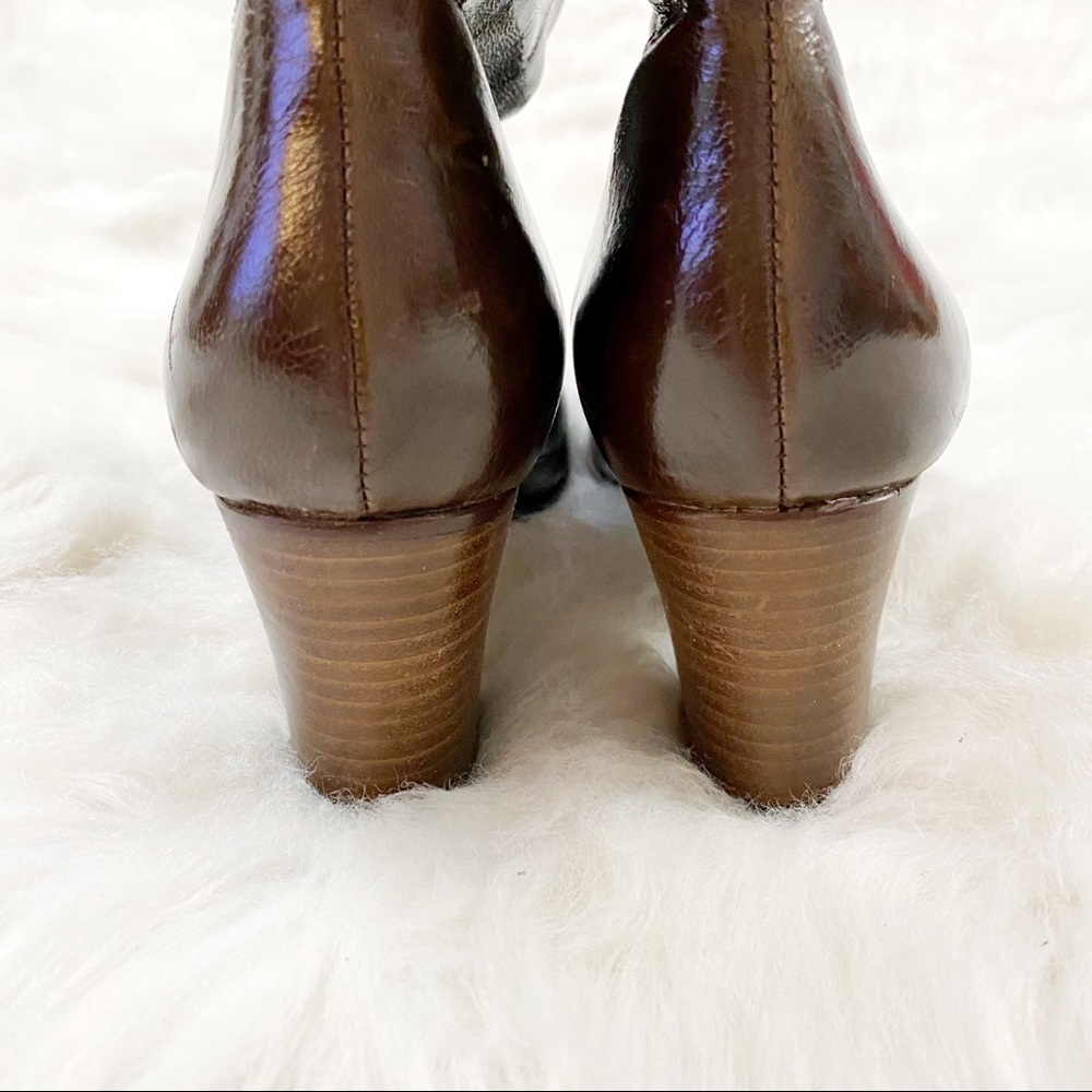 Frye Nora 16L Pleated Knee High Leather Boots - Picture 4 of 10
